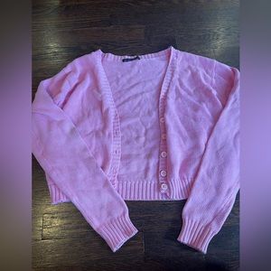 Brandy Melville pink knit sweater